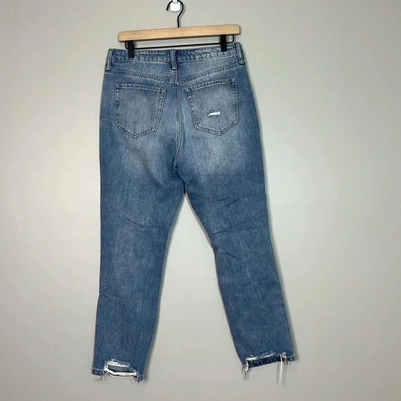 Special A Light Wash Distressed Boyfriend Jeans - Size 7 - EUC -Style P7024ML-SA - Picture 5 of 10